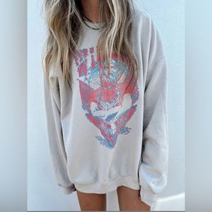 Willie Nelson oversized sweatshirt